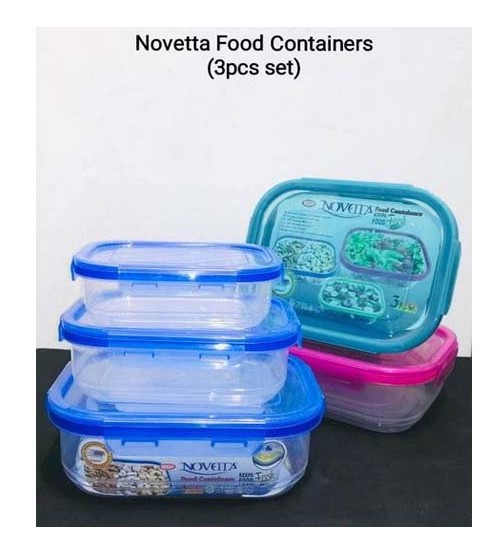 Air Tight Food Container box pack of 3 Food Grade